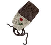 Watreketal Bandeau, bandeau tricoté au crochet, écharpe, cache-oreilles, bandanas au crochet, foulard pour cheveux vintage