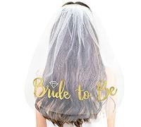 Watreketal Bandeau, voile de mariée voile de mariage voile de mariée à être voile pour enterrement de vie de jeune fille voile de fête avec peigne court voile de mariage