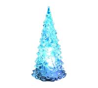 Watreketal Belle Miniature des Arbres De Noël Holiday Sign Light Up Craft Desktop Tree 7 Color Lights for Holiday Miniature Christmas Fil