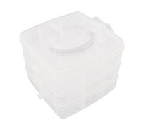 Watreketal Boîte à bijoux pratique pour rangement de bijoux, organisateur de tiroir, économise de l'espace, facile à nettoyer, organisateur de bijoux transparent