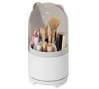 Watreketal Boîte de rangement pour pinceaux de maquillage avec couvercle pour rouge à lèvres, boîte de collection de maquillage pour enfants, filles, garçons, crayons pour les yeux et pinceaux à