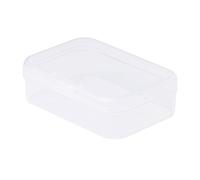 Watreketal Boîte de rangement rectangulaire transparente pour articles divers, perceuses, cartes de piles, présentoirs pour rochers