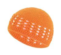 Watreketal Bonnet Chapeau,Chapeau d'hiver élastique Musulman en Crochet Islamique pour Femmes et Hommes Chapeau ajouré Respirant Doux Fournitures d'église de prière