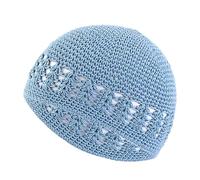 Watreketal Bonnet Chapeau,Chapeau d'hiver élastique Musulman en Crochet Islamique pour Femmes et Hommes Chapeau ajouré Respirant Doux Fournitures d'église de prière