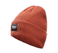 Watreketal Bonnet tricoté réfléchissant pour aventure nocturne multi-usage tête de mort tendance sans bord pour activités quotidiennes nocturnes bonnets d'hiver réfléchissants, bordeaux, Taille unique