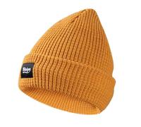 Watreketal Bonnet tricoté réfléchissant pour aventure nocturne multi-usage tête de mort tendance sans bord pour activités quotidiennes nocturnes bonnets d'hiver réfléchissants, jaune, Taille unique