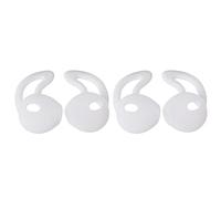 Watreketal Bouchons d'oreille noirs anti-chute avec crochet pour réparation d'écouteurs Coque de protection antichoc