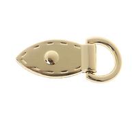 Watreketal Boucles en métal avec boucle en D pour sac à main, porte-clés, chaîne de chien, crochets boutons, doré