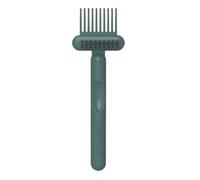 Watreketal Brosse de nettoyage à double usage - Poils rigides en polyamide - Enlève les poils et les débris des pinceaux - Formatage permanent pour animal domestique - Plan fin et long - Pour nettoyer