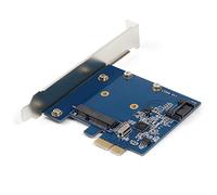 Watreketal Carte d'extension PCIe 3.0 MSATA SSD avec support à profil bas pour PC de bureau pour 10/8 Pcie à Iii
