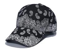 Watreketal Casquette de baseball de sport exquise imprimée noix de cajou casquettes de papa Hip Hop pour chapeaux de soleil pour femmes hommes neutres accessoire quotidien casquette de sport pour