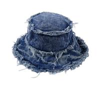 Watreketal Chapeau Seau,Chapeau à Bord effiloché Chapeau de Vacances de Printemps Chapeau de Seau en détresse pour Adultes et Adolescents Chapeau de pêche en Plein air respectueux de la Peau