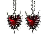 Watreketal Collier élégant en alliage avec pendentif en forme de cœur - Bijou unique pour exprimer l'amour