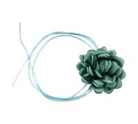 Watreketal Collier élégant en forme de fleur de rose pour femmes et filles, collier de clavicule accrocheur, accessoire ras du cou en tissu avec pendentif fleur, taille unique, Comme décrit, Comme