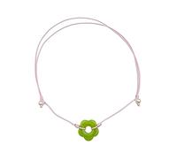 Watreketal Collier pour fille avec cœur creux et grande fleur - Chaîne de clavicule coréenne - Collier réglable pour étudiant coréen, taille unique, Comme décrit, Comme décrit.