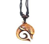 Watreketal Collier ras du cou avec pendentif en forme de dauphin - Longueur réglable - Confortable - Accessoire pour les amateurs de mode - Collier animal mignon, taille unique, Comme décrit, Comme