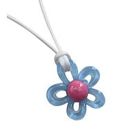 Watreketal Collier ras du cou avec pendentif en forme de fleur creuse en résine et cristal - Cadeau d'anniversaire pour femme, taille unique, Comme décrit, Comme décrit.
