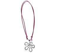 Watreketal Collier rétro avec corde à dessin pour femme - Hip-hop - Vent froid - Long pull clavicule - Chaîne de cou - Accessoires creux - Grande fleur - Collier avec pendentif pour femme, taille