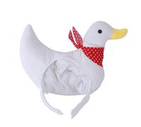 Watreketal Costume de chat, chapeau amusant de caneton, caneton, accessoire pour animal domestique, fournitures pour animaux de compagnie, autocollant réglable