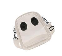 Watreketal Couleur De Contraste De Crâne Couleur D'épalsine Étanche Pu Small Crossbody Purse Avec Sangle Réglable Pour Une Poche D'Halloween Résistant À L'eau À Usage Quotidien