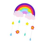 Watreketal Créez vos propres attrape-rêves amusants pour enfants - Ornement coloré fait à la main - Décoration de la maison et projets d'artisanat de développement des compétences