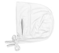 Watreketal Écharpe hijab extensible pratique pour femmes actives, sangles d'oreilles réglables, évacuation de l'humidité, couverture de tête légère pour les déplacements, blanc, taille unique