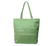 Watreketal Elegant Womens Canvas Shopper Avec Lettre Imprimer Une Capacité À Glissière Éclair