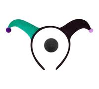 Watreketal Ensemble bandeau et nez de clown - Accessoires de costume amusants - Pour Halloween, fête d'anniversaire