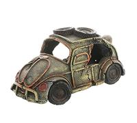 Watreketal Épave de voiture en résine pour aquarium - Décoration pour aquarium - Simulation de véhicule - Grotte pour crevettes et poissons - Décoration de voiture