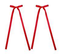 Watreketal Epingle à Cheveux,Lot de 2 pinces à cheveux avec nœud style Balletcore des années 2000, longues pinces plates, épingles à cheveux, élégantes pour bouquets