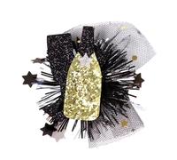 Watreketal Epingle à Cheveux,Pince à cheveux pour costume cool, couvre-chef de Noël, accessoires de fête du Nouvel An, guirlandes, karaoké, couvre-chef, accessoires de cosplay