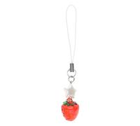 Watreketal Fashion Strawberry Star Pendant Phone Stracles Lanyard Pocket Pocket Keychain Strap Backpack Charme Car Clé Décoration Chaîne Téléphone Pendre STRAP LANDE POUR CALE CARTON CARTOn Chaîne