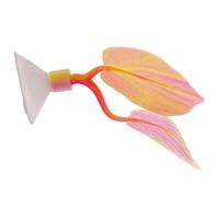 Watreketal Feuilles artificielles décoratives colorées pour aquariums de tortue, décorations pour terrarium, aquarium, plantes