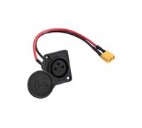 Watreketal Fiches de charge pour scooter électrique - Ports d'entrée d'alimentation compacts - Port 3 broches avec amélioration de la protection électrique