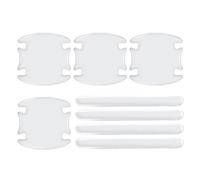 Watreketal Film de protection transparent imperméable pour poignée de porte protège de l'usure quotidienne contre les rayures pour véhicules