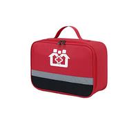 Watreketal Grand pilulier de voyage organisateur de médicaments et de stockage de médicaments à la maison sac pour pilules sac de médicaments pour pilules, Rouge, A, Beauté de masse