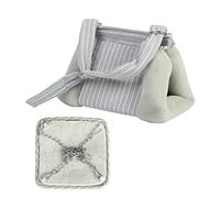 Watreketal Hamac suspendu 2 pièces avec crochets en métal pour petits animaux et pour hamster, tamias, chiots jouant à l'escalade, hamster