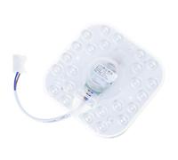 Watreketal Intelligent LED Ceiling Lamp Board 5W 220V with Voice Control Detection for Home Illumination Use Long Lifespans Motion Sensors