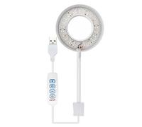 Watreketal Lampe d'aquarium pour plantes d'eau salée à clipser - Tuyau réglable - Lumière LED 8 W pour aquarium