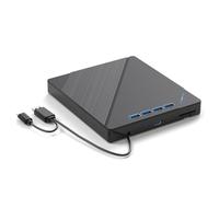 Watreketal Lecteur DVD externe à vitesse rapide compatible BluRay Drive Plug Play pour systèmes Plug and Play graveurs DVD