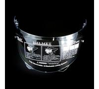 Watreketal Lentille de rechange haute performance pour casque de moto - Accessoires de rechange faciles à fixer pour HJ-33 I90 - Anti-rayures