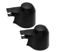 Watreketal Lot de 2 cache-écrous de bras d'essuie-glace arrière pour pare-brise arrière - Faciles à clipser - Convient pour un mauvais alignement - 6Q6955435D - Paire de housses