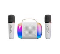 Watreketal Machine De Karaoké pour Les avec des Microphones Doubles Et des Lumières LED Parfaites pour Garçons Et Filles À La Maison KTV Home KTV