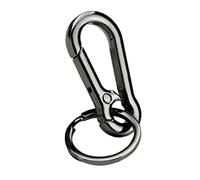 Watreketal Mousqueton en alliage pour crochet pour chaîne sangle portefeuille sac pour camping pêche randonnée voyage 46mm alliage