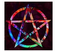 Watreketal Nappe De Tarots Nappe Divination Multifonction 50x50/60x60/75x75cm Tapis Jeu Société Oracles Cartes Runes Divination