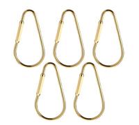 Watreketal Paquet De 5 Pièces Porte-clés Bijoux Clé Élégants Pendentif Chaîne Connexion Crochet en Cuivre Adapté À La Fabrication Manuelle d'amant avec Vis Sécurisée