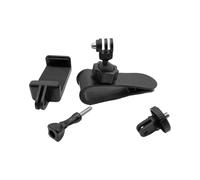 Watreketal Pare-soleil de voiture à clip en ABS - Inclinable à 90 degrés - Filetage 1/4 pour caméras d'action - Installation sécurisée - Support de caméra de voiture pour la conduite