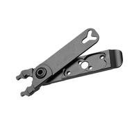 Watreketal Pince à maillons en alliage d'aluminium pour vélo - Outil multiple avec poignée de pneu - Clé centrale intégrée - Instrument de réparation de cycle compact - Outil de poignée de pneu usiné