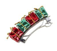 Watreketal Pinces à cheveux, boîte cadeau pour femme - Couleur vive - Pince à cheveux métallique - Frange latérale - Support pour queue de cheval