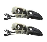 Watreketal Pinces à cheveux, corneilles, oiseaux, crâne, pince à cheveux fantaisie, style gothique, accessoires décoratifs pour filles